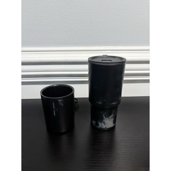 Sharper Image USB Powered Heated Mug, Double Insulated, Heated Base, Black 14 oz - Picture 2 of 4